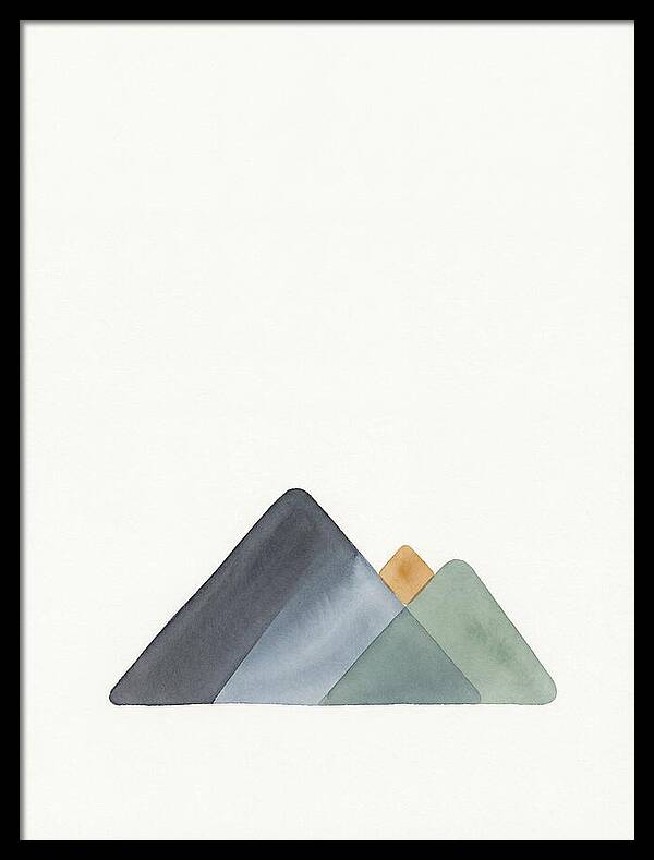 Abstract Majesty Of Mountain Peaks