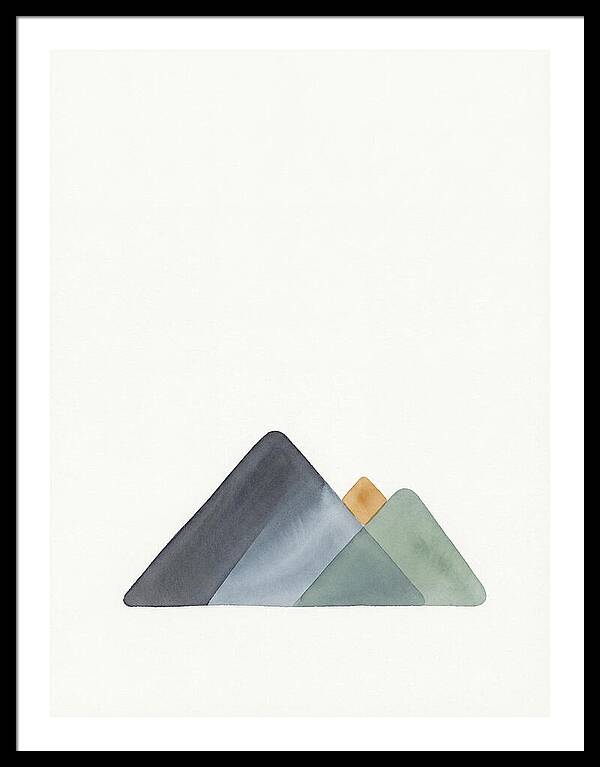 Abstract Majesty Of Mountain Peaks
