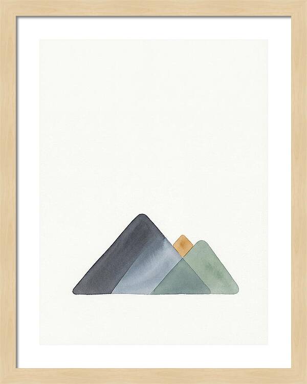 Abstract Majesty Of Mountain Peaks