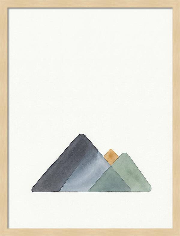 Abstract Majesty Of Mountain Peaks