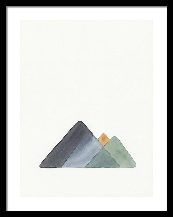 Abstract Majesty Of Mountain Peaks