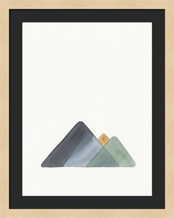 Abstract Majesty Of Mountain Peaks