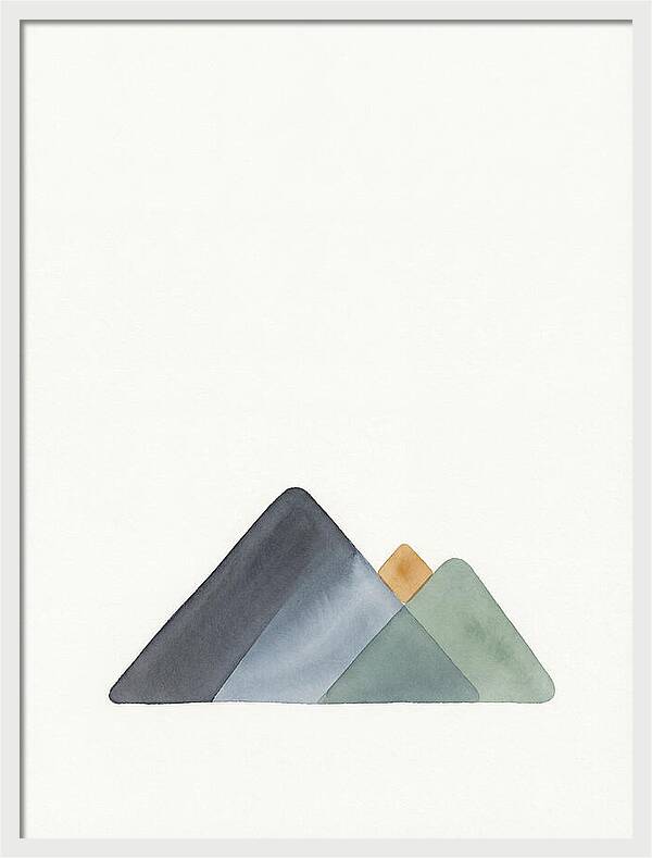 Abstract Majesty Of Mountain Peaks
