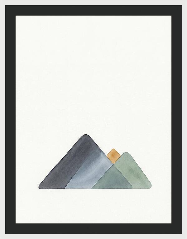 Abstract Majesty Of Mountain Peaks