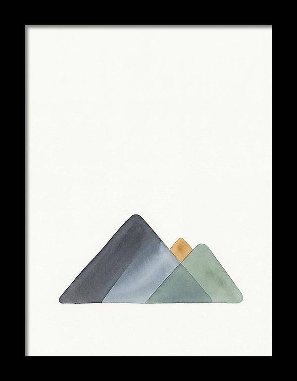 Abstract Majesty Of Mountain Peaks