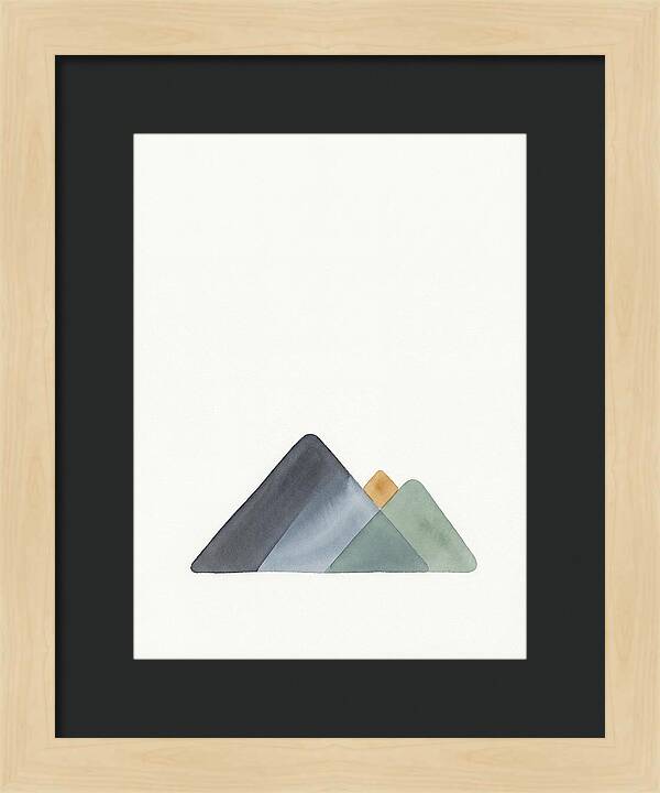 Abstract Majesty Of Mountain Peaks