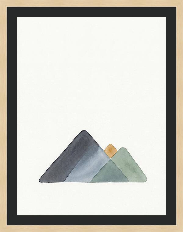 Abstract Majesty Of Mountain Peaks