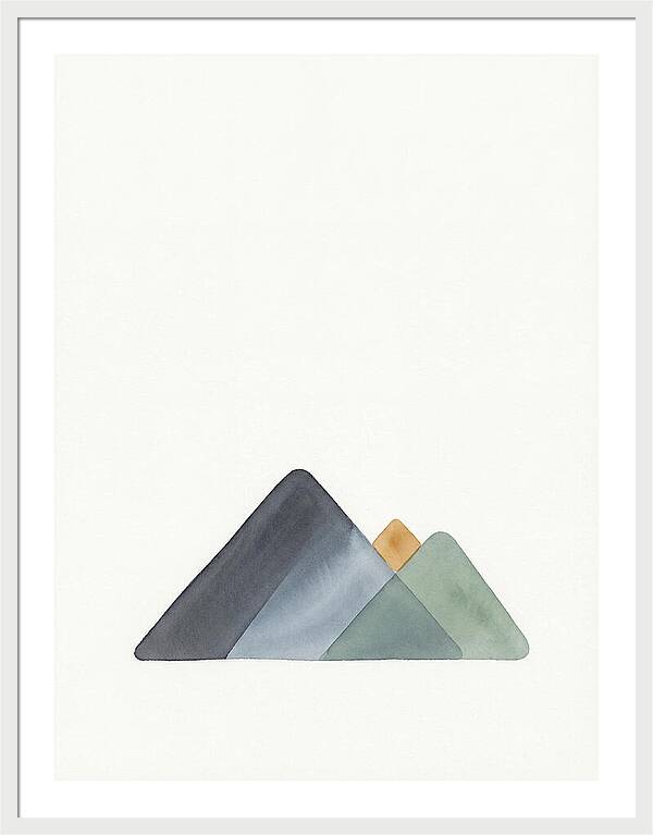 Abstract Majesty Of Mountain Peaks