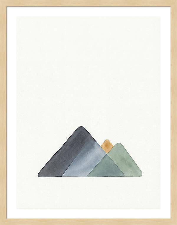 Abstract Majesty Of Mountain Peaks