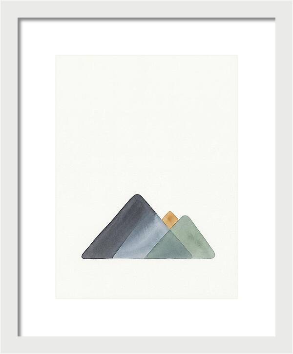 Abstract Majesty Of Mountain Peaks