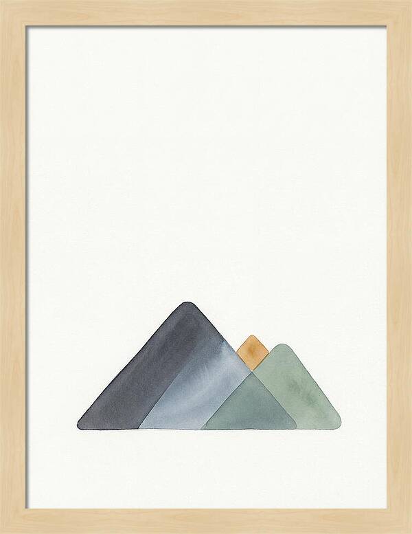 Abstract Majesty Of Mountain Peaks