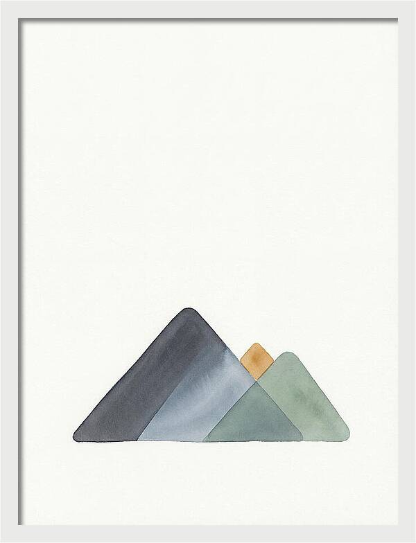 Abstract Majesty Of Mountain Peaks