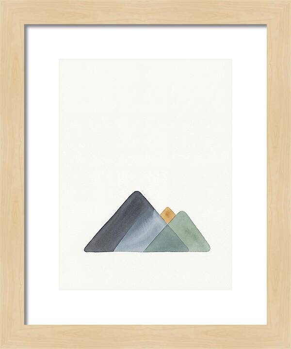 Abstract Majesty Of Mountain Peaks