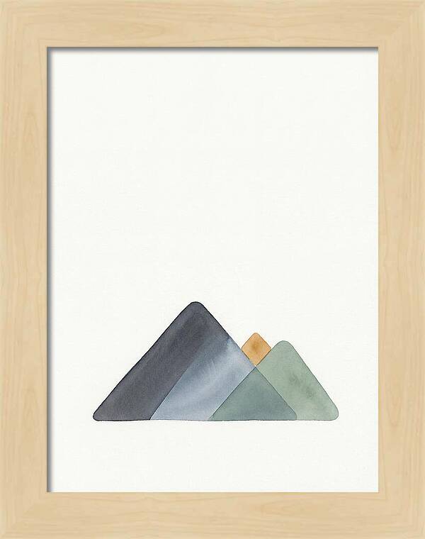 Abstract Majesty Of Mountain Peaks