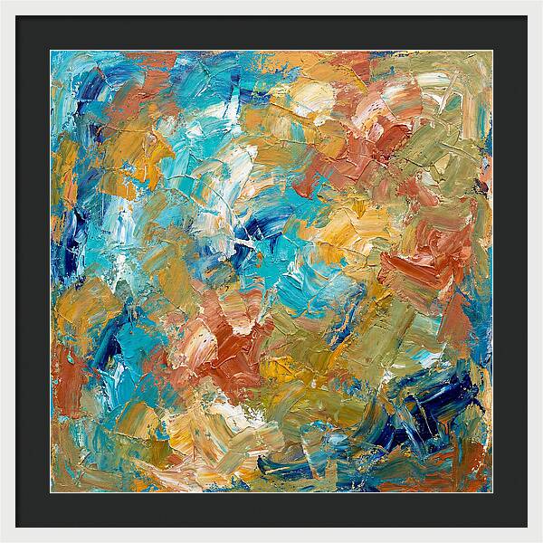 Abstract Mediterranean Colors