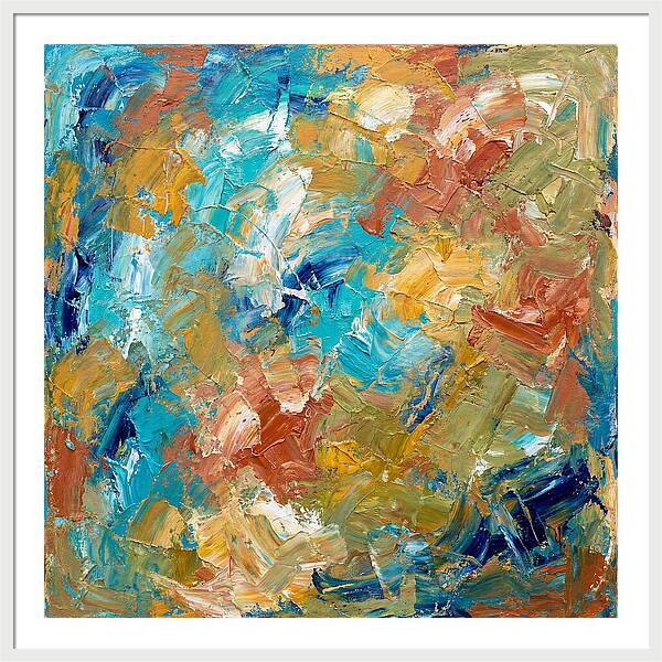 Abstract Mediterranean Colors