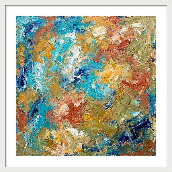 Abstract Mediterranean Colors
