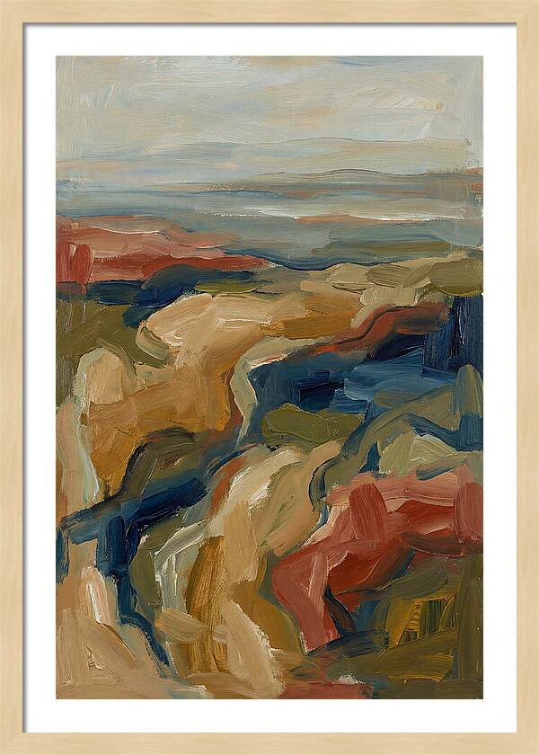 Abstract Mediterranean Landscape