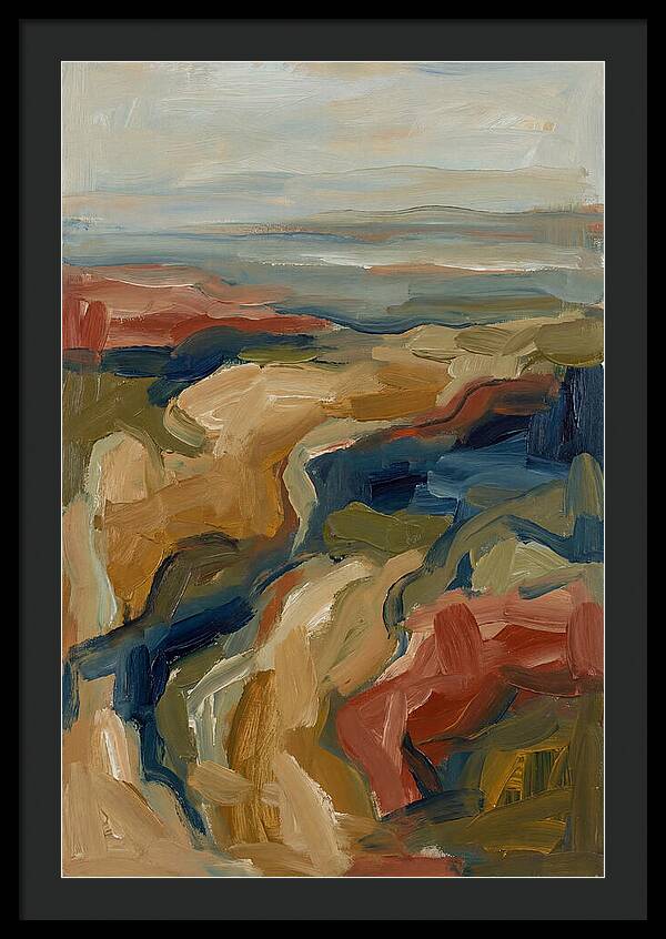 Abstract Mediterranean Landscape