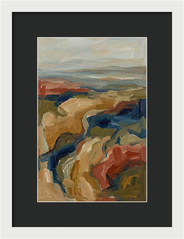 Abstract Mediterranean Landscape