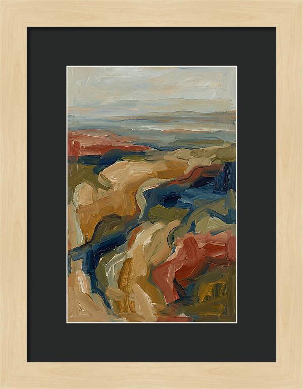 Abstract Mediterranean Landscape