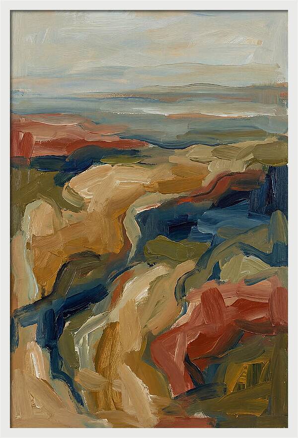 Abstract Mediterranean Landscape