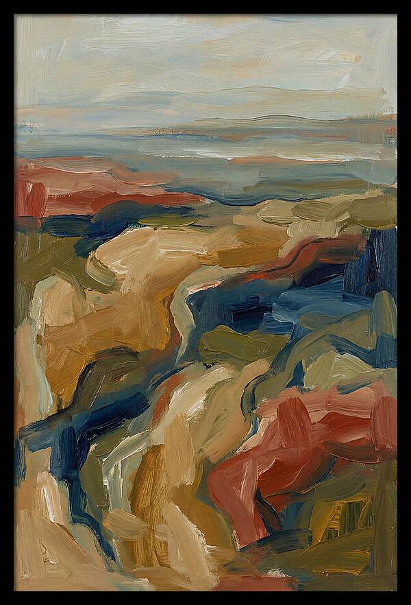 Abstract Mediterranean Landscape