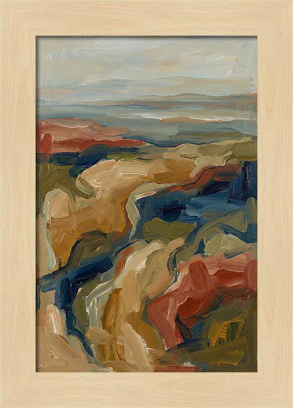 Abstract Mediterranean Landscape