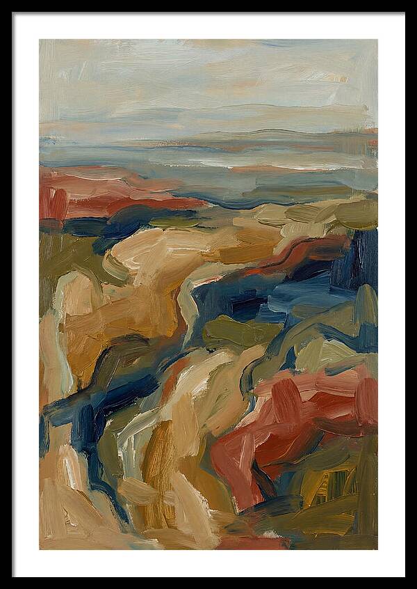 Abstract Mediterranean Landscape