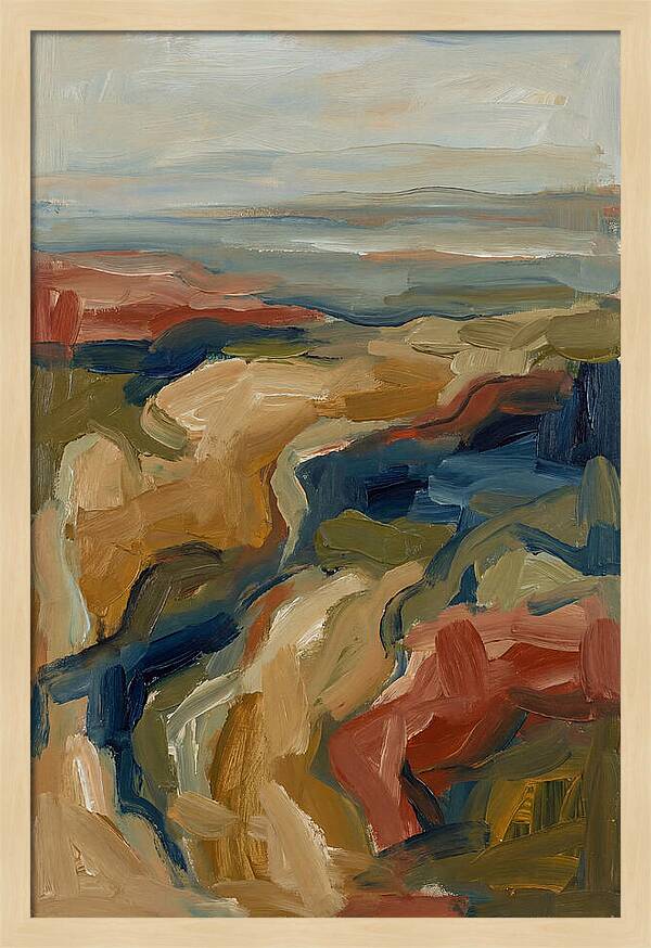 Abstract Mediterranean Landscape