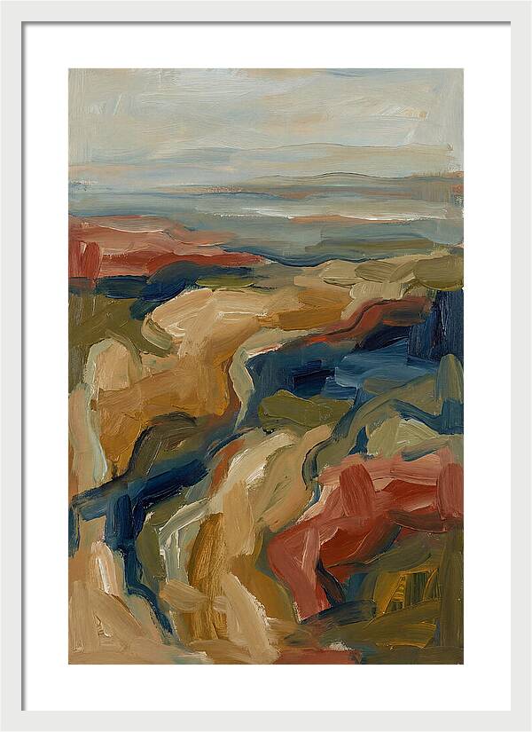 Abstract Mediterranean Landscape