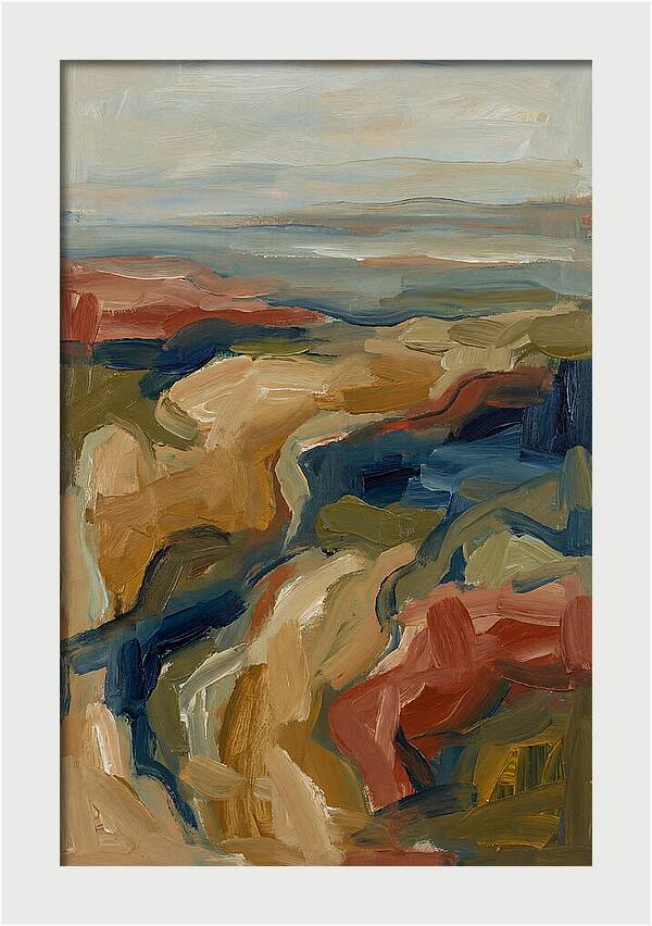 Abstract Mediterranean Landscape