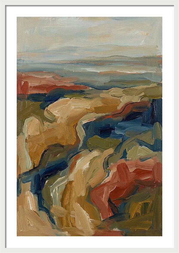 Abstract Mediterranean Landscape