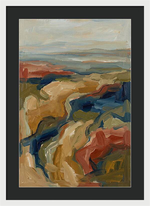 Abstract Mediterranean Landscape