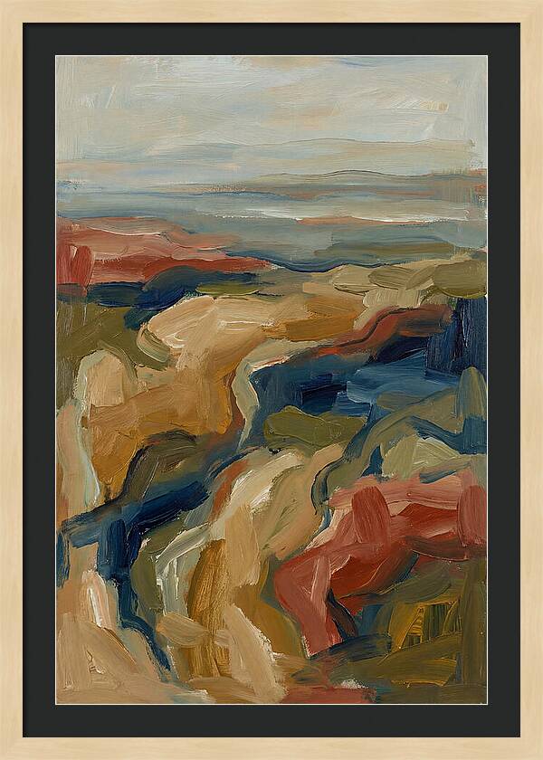 Abstract Mediterranean Landscape