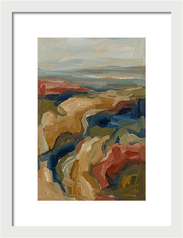Abstract Mediterranean Landscape
