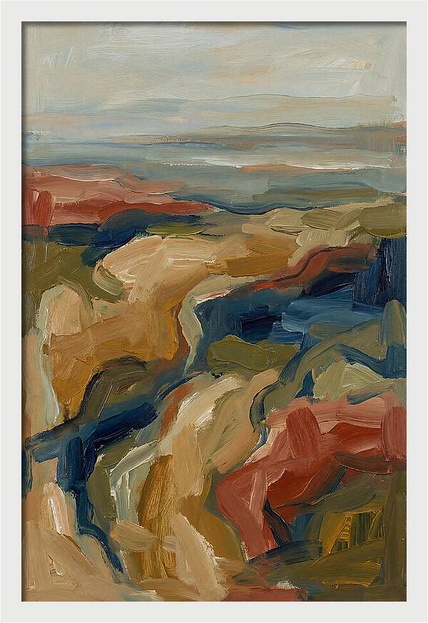 Abstract Mediterranean Landscape