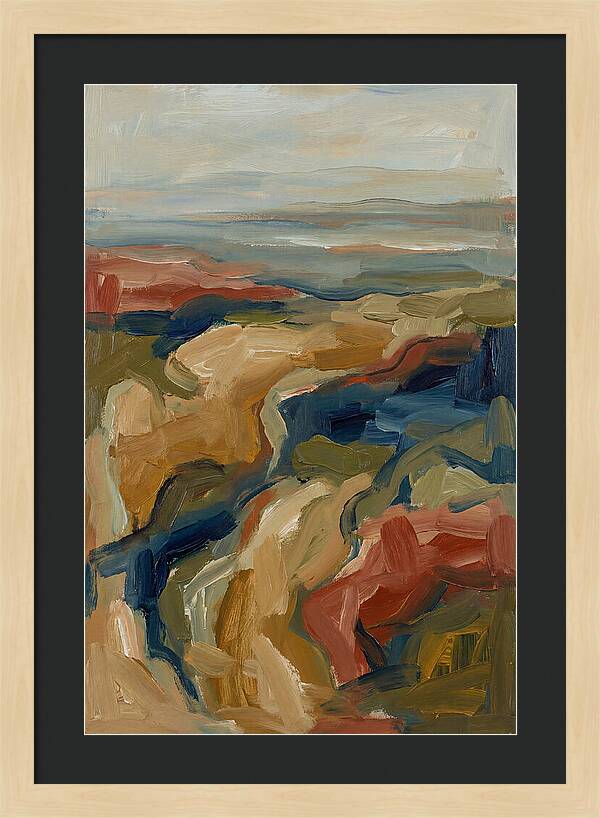 Abstract Mediterranean Landscape