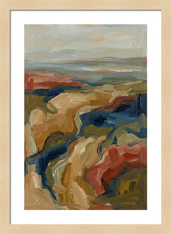 Abstract Mediterranean Landscape