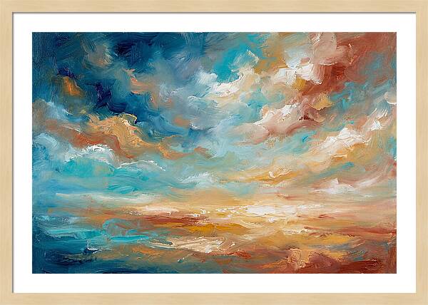 Abstract Mediterranean Sky
