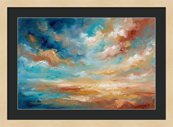 Abstract Mediterranean Sky