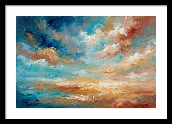 Abstract Mediterranean Sky