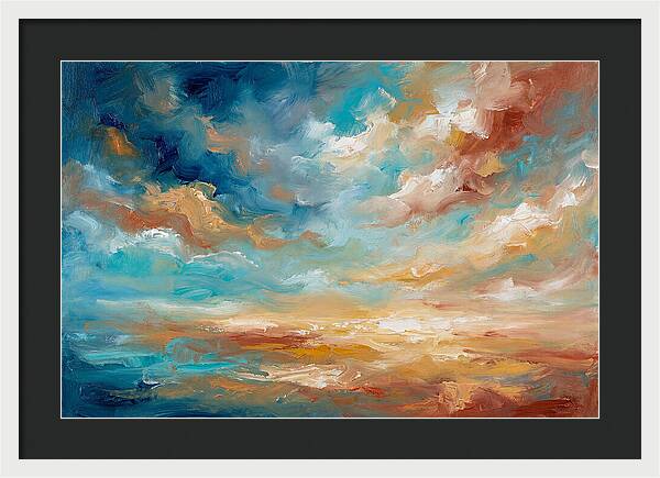 Abstract Mediterranean Sky
