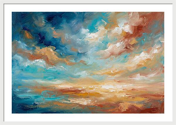 Abstract Mediterranean Sky