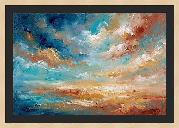 Abstract Mediterranean Sky