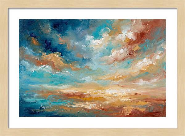 Abstract Mediterranean Sky