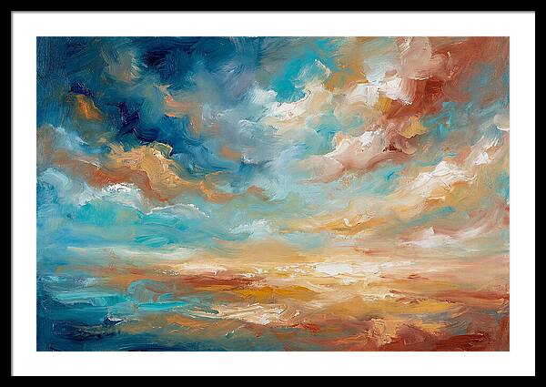 Abstract Mediterranean Sky