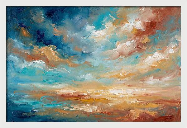 Abstract Mediterranean Sky