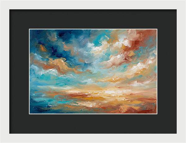 Abstract Mediterranean Sky