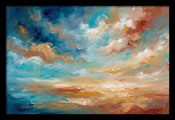 Abstract Mediterranean Sky